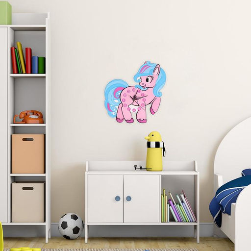 Часы настенные детские «Пони», 30×30 см