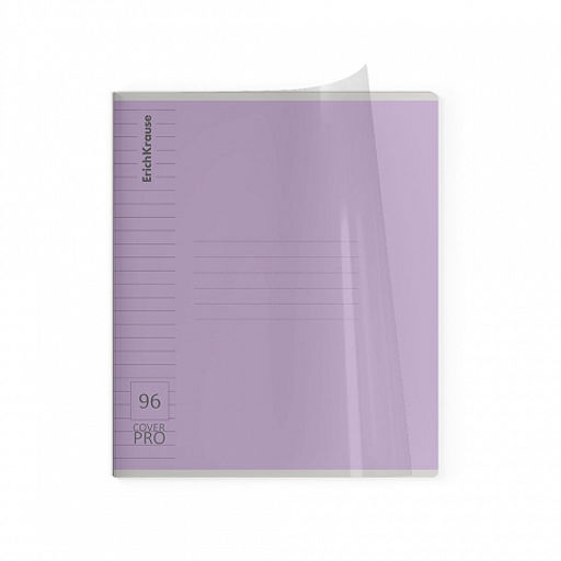 Цена за 5 шт. Тетрадь общая ученическая с пластиковой обложкой на скобе ErichKrause Классика CoverPrо fizzy, А5+, 96 листов, клетка_MIX-PACK  фото 18