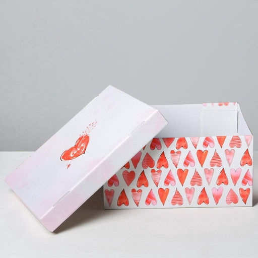 Коробка подарочная складная, упаковка, Любовь вокруг, 31?25.5?16 см