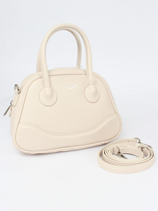 Сумка женская искусственная кожа DJ-CM 6966-BEIGE, 1отд, плечевой ремень, бежевый SALE 261519 - Adelia фото 6
