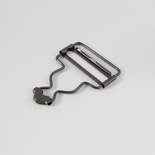 Цена за 2 шт. Застёжка для комбинезона, 37 мм, 10 шт., цвет чёрный никель