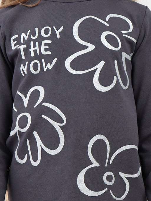 CRB wear / CWKG 63965-48-423 Джемпер для девочки,темно-серый  фото 4