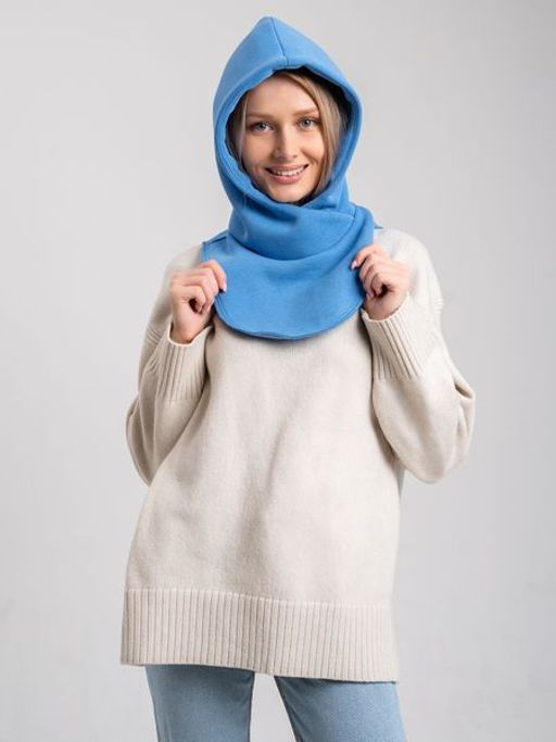 Капор трикотажный голубой - Yollochka фото 5