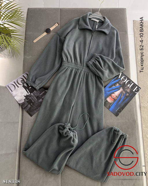 Теплый женский флисовый костюм - Bruno фото 5