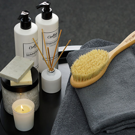 Набор махровых полотенец GINZA 2 шт. (50х90 - 1 шт., 70х140 - 1шт.), 100% хлопок, 450 гр./кв.м., Кэмел - Традиция фото 35