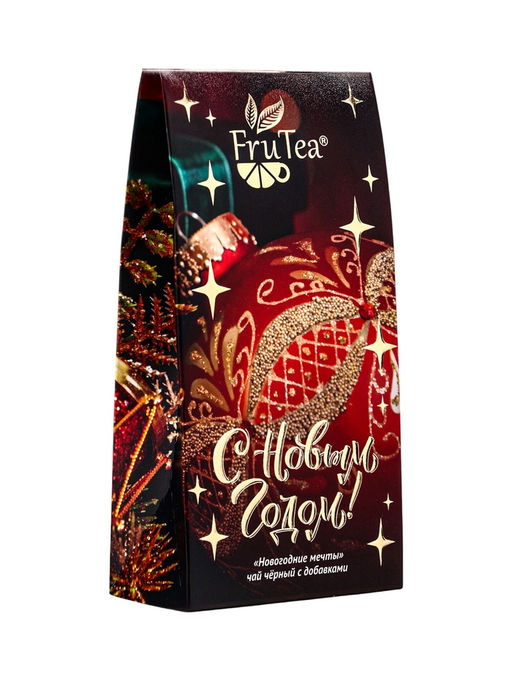 Чай черный новогодний Новогодние мечты, с добавками, 50 г - Simaland фото 3