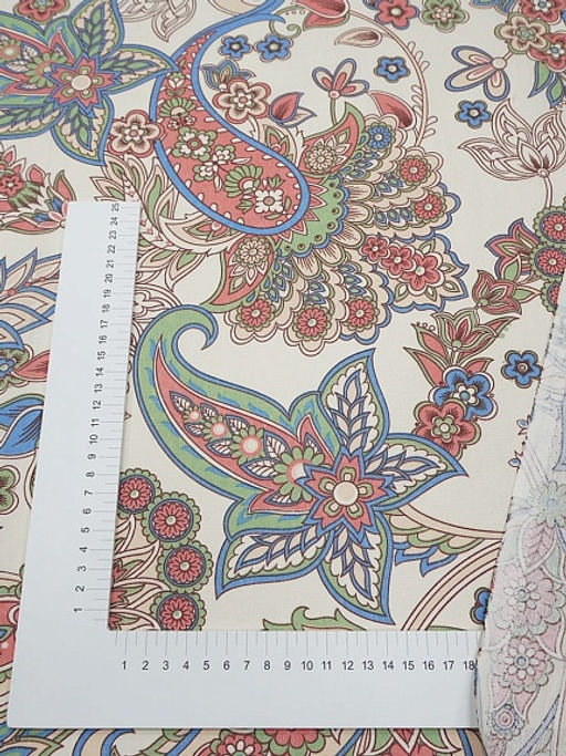 Бязь Загадочный цветок, (комп), ш.1.5м, хлопок-100%, 125гр/м.кв - Купава фото 4