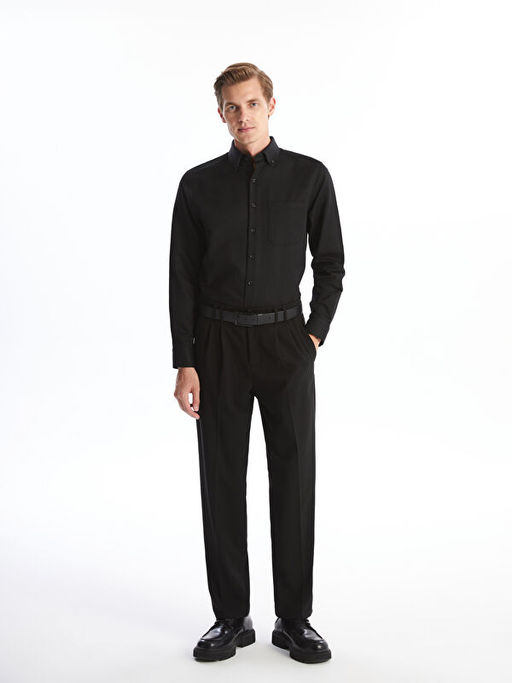 Regular Fit Uzun Kollu Arm?rl? Erkek G?mlek