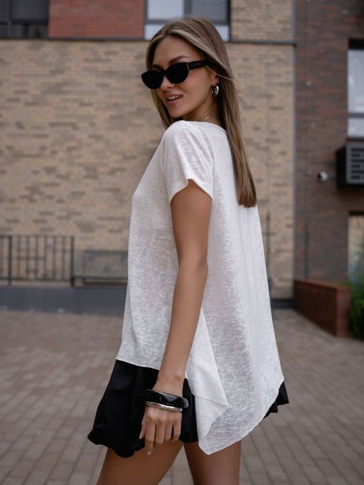 Футболка паутинка полупрозрачная