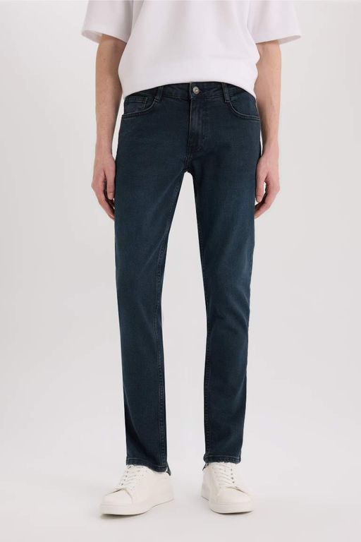 Pedro Slim Fit Dar Kal?p Normal Bel Dar Paca Jean Pantolon - Defacto фото 2