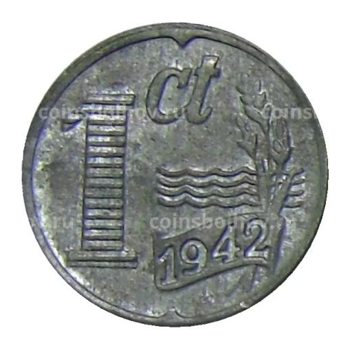 1 цент 1942 года Нидерланды