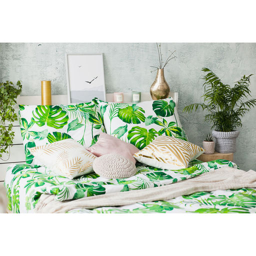Постельное бельё Этель 2 сп., Монстера, размер 175х215 см, 200х220 см, 70х70 см - 2 шт  фото 14