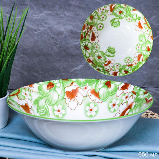 Тарелка глубокая суповая 650 мл / 4805-2 / уп 72 - Галеонтрейд фото 3