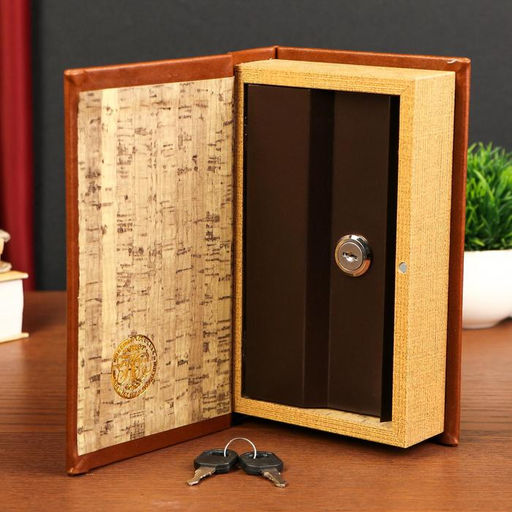 Шкатулка книга-сейф «Мастер и Маргарита», искусственная кожа, 21×13×5 см