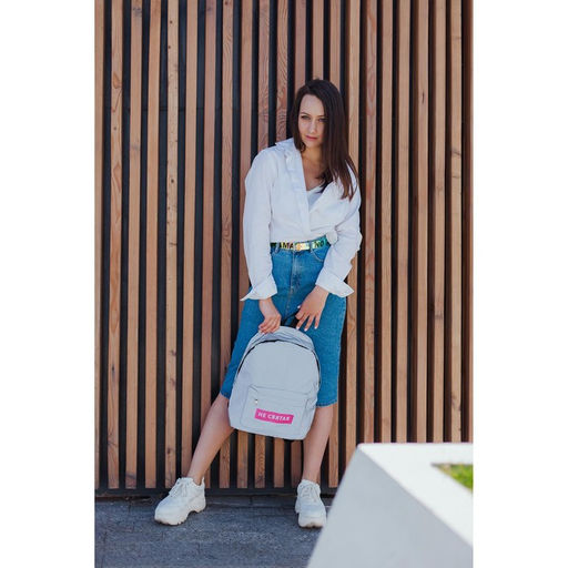 Рюкзак текстильный светоотражающий, Не святая, 42 х 30 х 12см - Nazamok фото 10