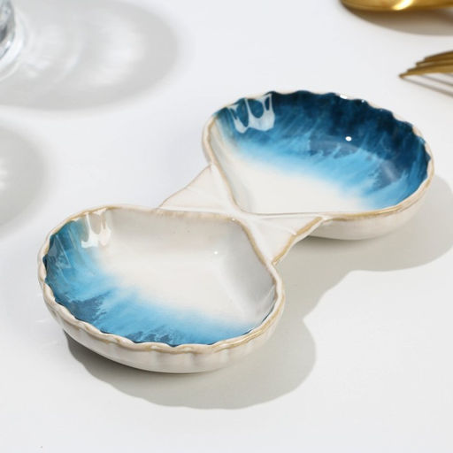 Соусник Морская ракушка, 8.5 х 15 см градиент