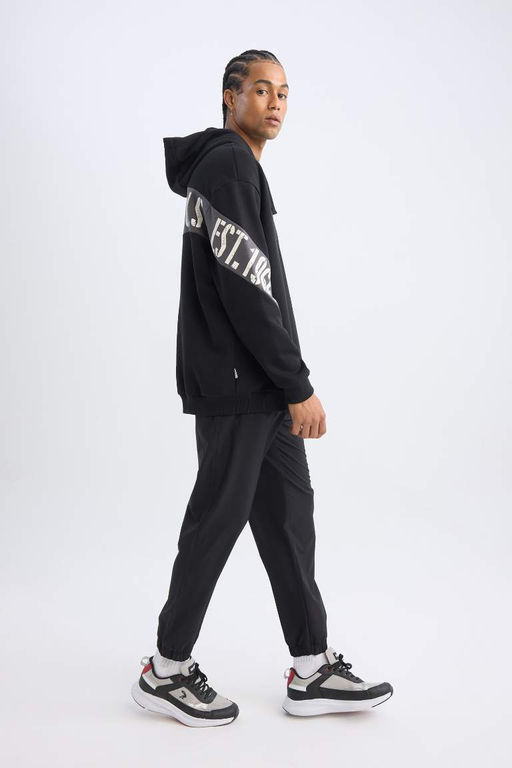 DeFactoFit NBA Chicago Bulls Спортивные спортивные штаны с эластичной резинкой и карманами для бега узкого кроя  фото 3