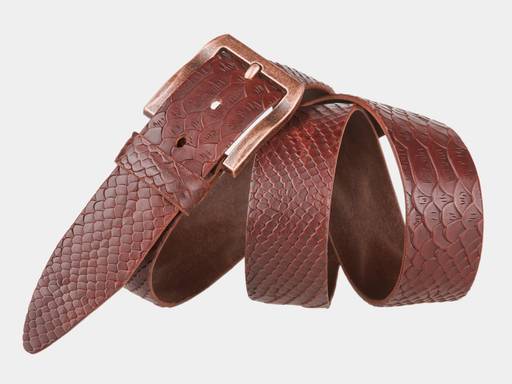 Кожаный мужской джинсовый ремень из натуральной кожи AT40-074