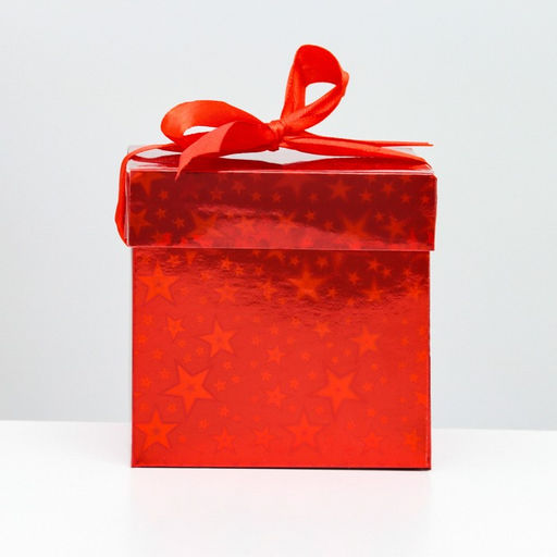 Цена за 12 шт. Коробка Самосборная красная 10х10х10 см - Simaland фото 2