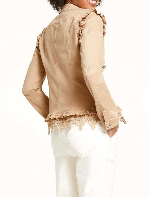 Джинсовый жакет, бежевый - Linea tesini фото 4