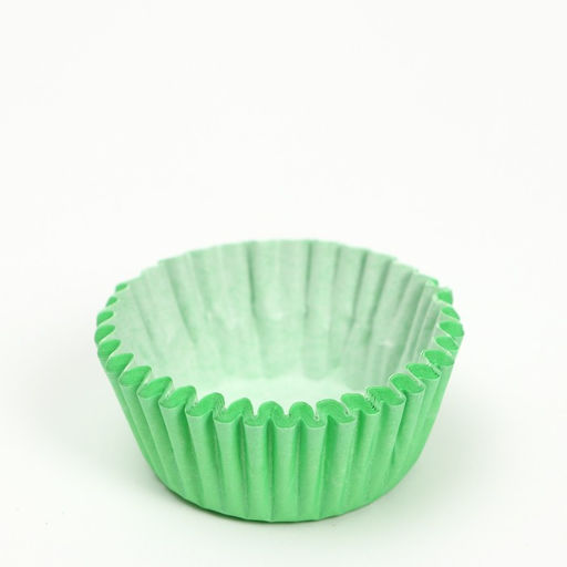 Цена за 300 шт. Форма для выпечки и упаковки конфет бумажная UPAK LAND, 3.5×2 см, одноразовая, зелёная