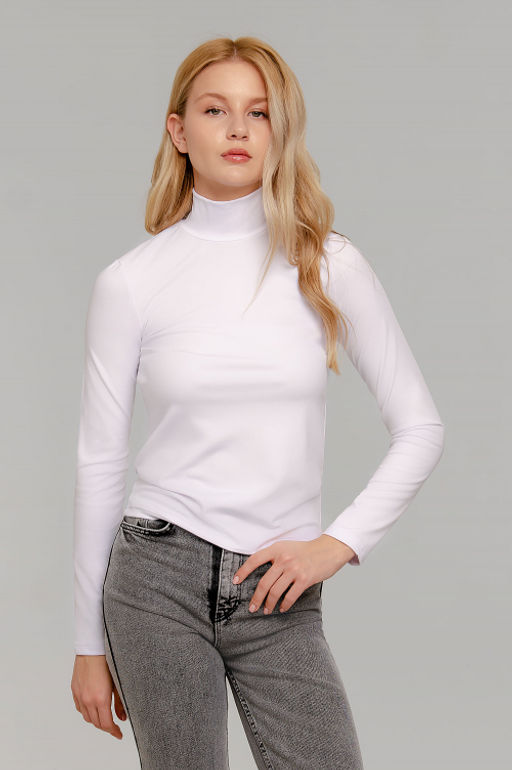 Арт.12803/3 Водолазка женская 42-50 (5 шт) Цвет:белый - Калинка фото 2