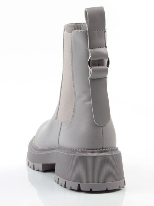 04-PAT174-2Z GRAY Ботинки зимние женские (натуральная кожа, 100% шерсть)