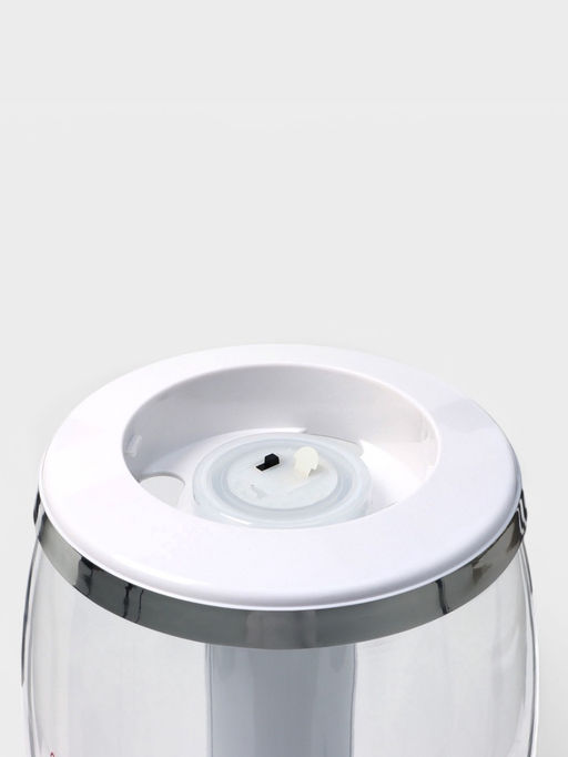 Башня пивная VaviloneDouble, колба 3 л, ёмкость для льда, подсветка, пластик, серебристая - Simaland фото 5