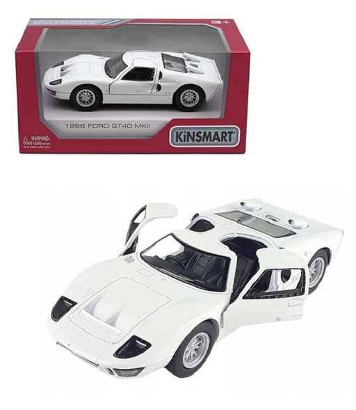Kinsmart. Модель арт.KT5427W/1 "Ford GT40 MKII 1966" 1:36 (белая) инерц.