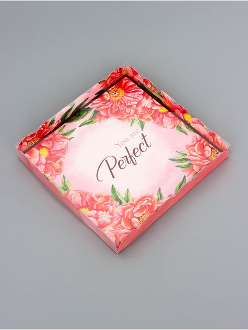 Цена за 5 шт. Коробка для печенья, Прекрасной, 21?21?3 см