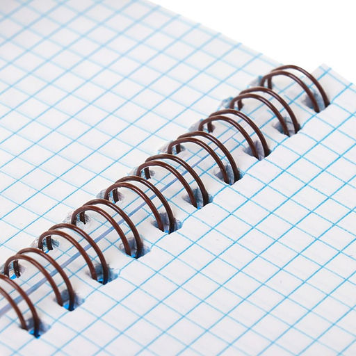 Блокнот А6, 80 листов в клетку на гребне Calligrata, пластиковая обложка, синий  фото 4