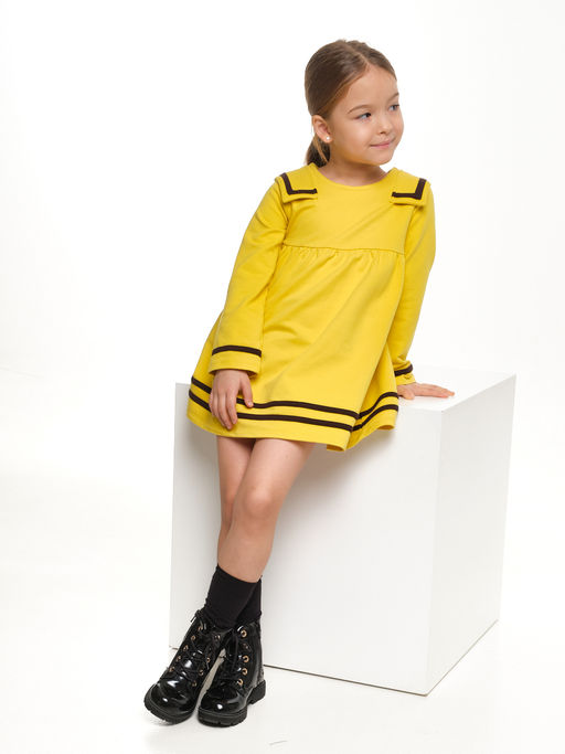 Платье для девочки UD 2487 горчица - Mini maxi фото 3