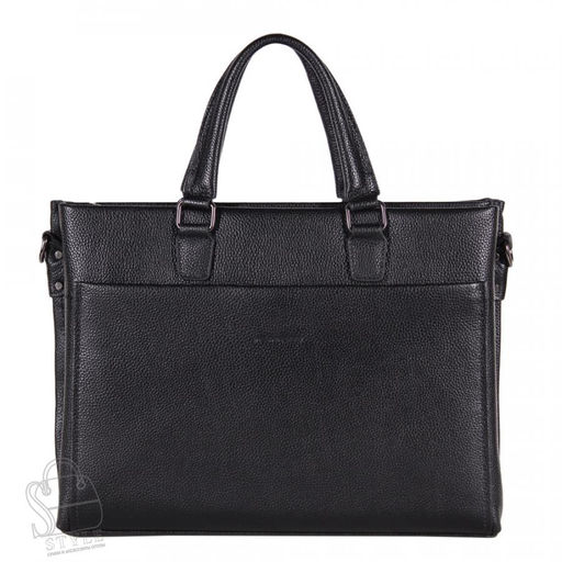 Портфель мужской кожаный 8815-4H black Heanbag/20(дефект) в Новосибирске - S-style фото 3