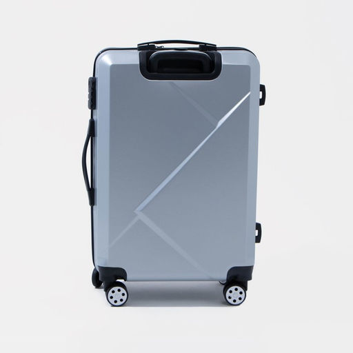 Чемодан средний 24, кодовый замок, цвет серебристый - Simaland фото 4