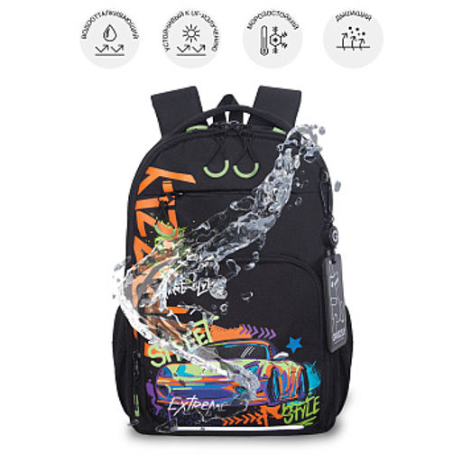 RB-659-1 Рюкзак школьный с картхолдером на держателе - Grizzly фото 41