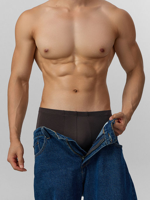 Цена за 2 штуки! Трусы боксеры мужские коричневые - Mark formelle фото 6