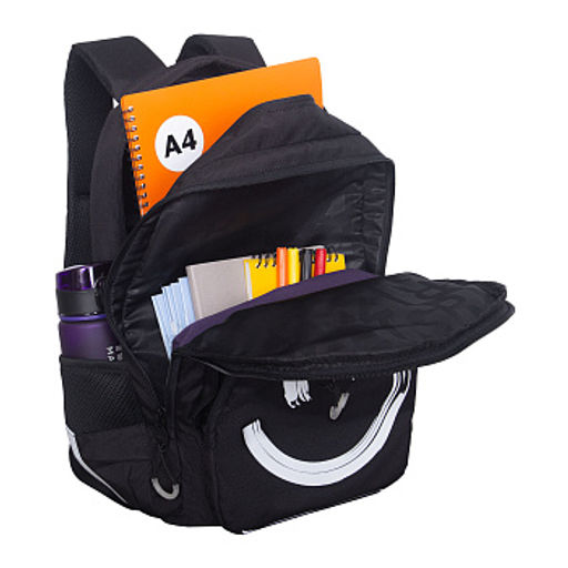 RB-659-3 Рюкзак школьный с чехлом для мелочей - Grizzly фото 27