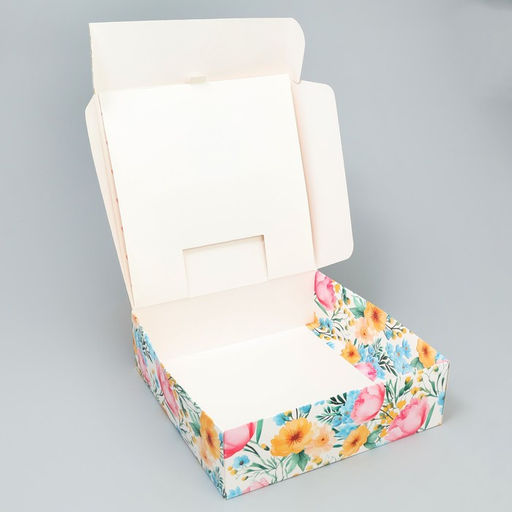 Коробка складная Расцветай, 26 х 26 х 8 см - Дарите счастье фото 5