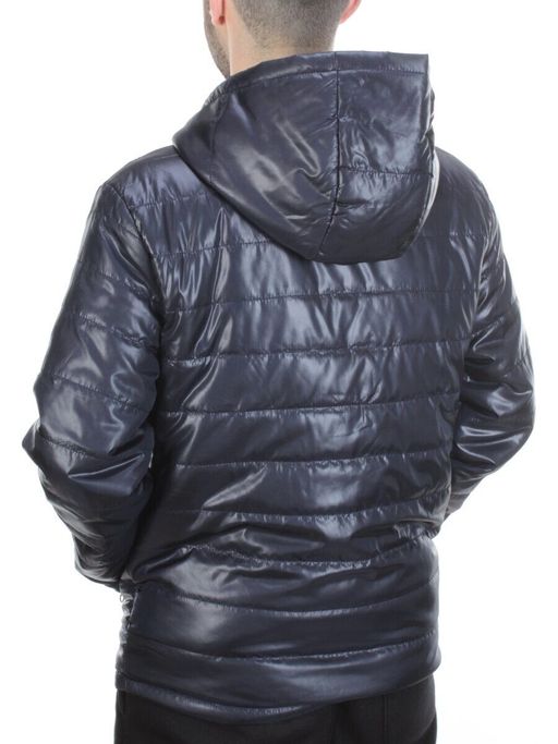 21221 DK. BLUE Куртка демисезонная мужская FUZION HOY (100 гр. синтепон) - Fashion фото 4