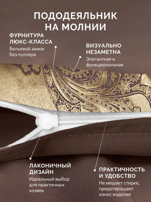 Постельное белье Флокатти Семейный + 4 наволочки - Ecotex фото 7