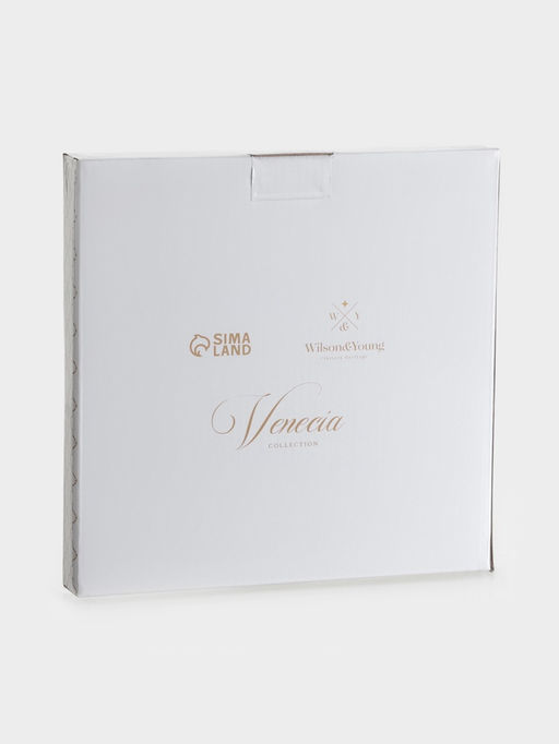 Тарелки WY Venecia, набор 2 шт., d=21.3 см, фарфор, белые