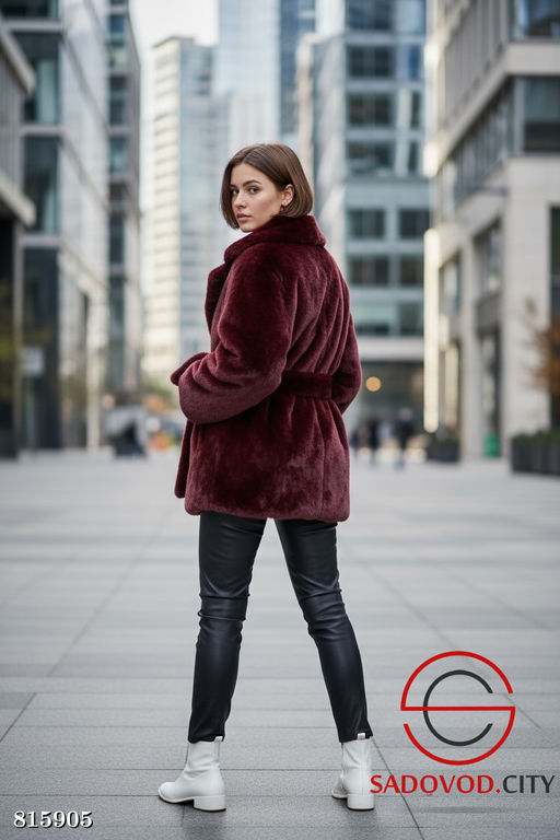 Шуба женская из искусственного меха
