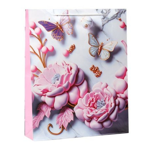 Цена за 12 шт. Пакет подарочный 32x40x10см / 467L /уп 12/840/ микс - Галеонтрейд фото 5