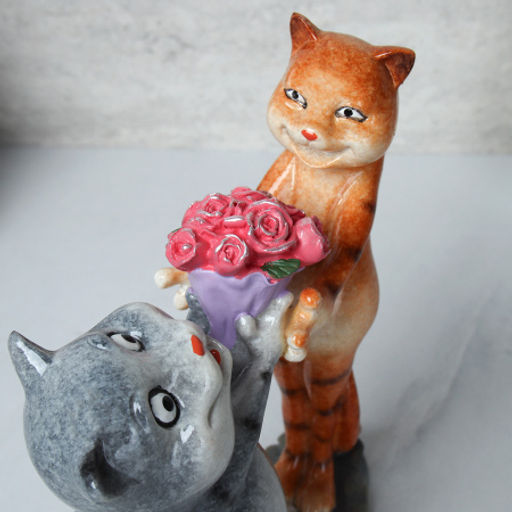 Фигурка Кошки Признание в любви 16х14 см / YX01005 /уп 16/ - Галеонтрейд фото 4