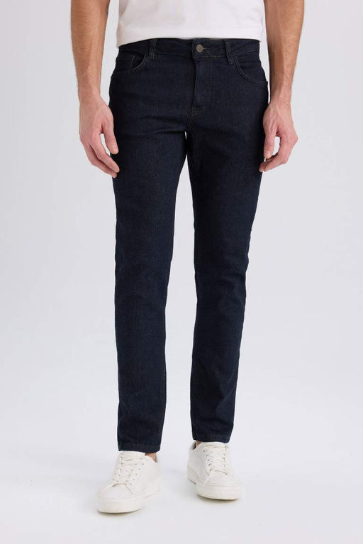 Pedro Slim Fit Dar Kal?p Normal Bel Dar Paca Jean Pantolon - Defacto фото 2