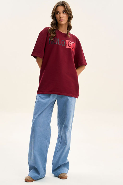 Футболка GO F1001NO/12-01.164-170 вишня - Pirs фото 4