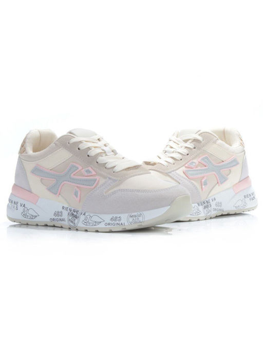 05-6026-203 BEIGE/GRAY Кроссовки женские (искусственные материалы) - No name фото 12