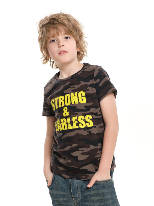 Футболка с принтом для девочки UD 4653 камуфл - Mini maxi фото 7
