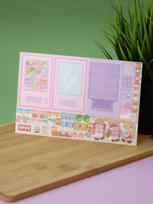 Наклейки-игра "Showcase purple" (20,5*11,5 см)