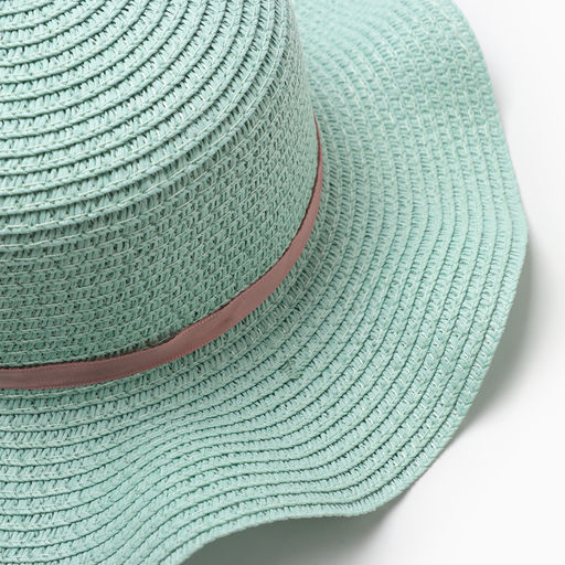 Шляпа с бантом для девочки MINAKU «Милашка», голубая, размер 52-54 (5-7 лет)